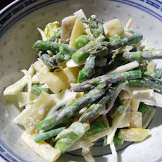Asparagus, Peas, Beans, and Fennel Salad