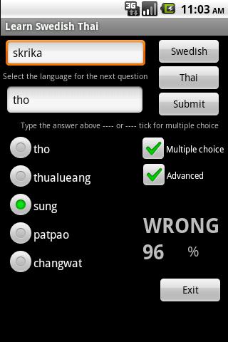 Learn Swedish Thai