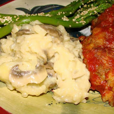 Microwave Mushroom & Cheese Risotto