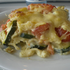 Pesto Vegetable Noodle Casserole