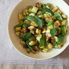 Zucchini with Basil, Mint, and Honey