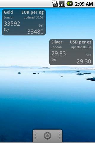 BullionVault Price Widget