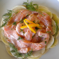 Salmon and Mushroom Ceviche
