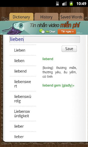 Dictionary German Vietnamese