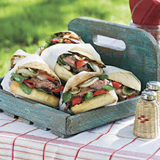 Flank Steak Sandwiches with 