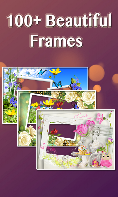 Android application Lovely Photo Frames Pro screenshort