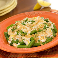 Lemony Green Beans Au Gratin