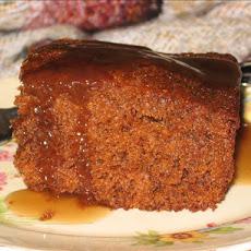 Gingerbread Cake With Brown Sugar Sauce