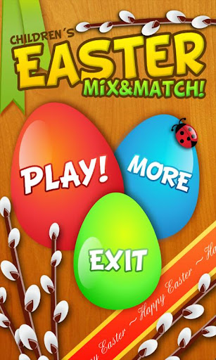 Children's Easter Mix Match