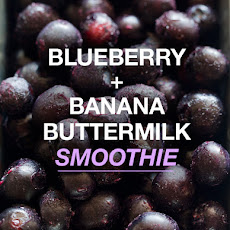 Blueberry and Banana Buttermilk Smoothie