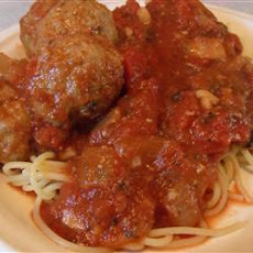Jansen's Spaghetti Sauce and Meatballs