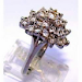 Hermoso Anillos De Oro Blanco18 K Con 27 Brillant