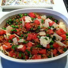 Summer Pea, Watermelon and Farro Salad
