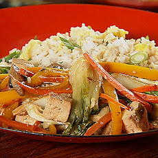 Tofu Stir-Fry with Fried Rice