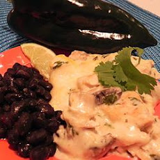 Poblano Chicken Enchilada Casserole