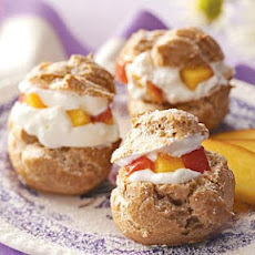 Spiced Peach Puffs Recipe