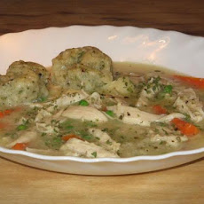 Crock Pot Chicken Stew With Cheddar Cornmeal Dumplings