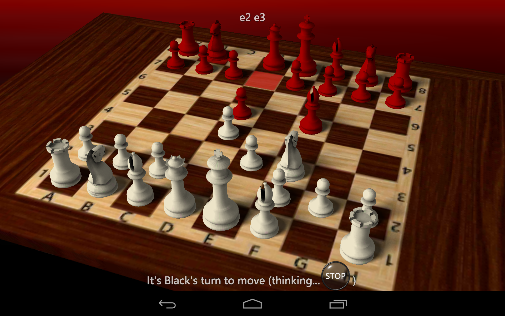 Android application 3D Chess Game screenshort