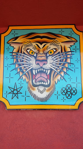 Tiger Head Mural