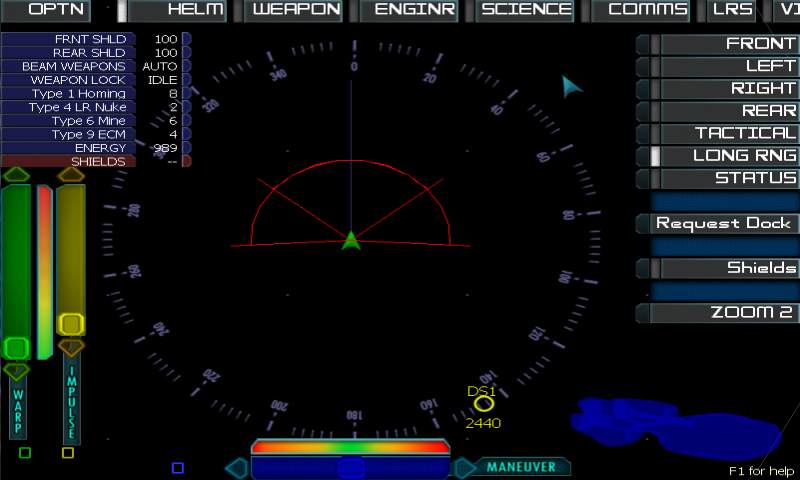 Android application Artemis Spaceship Bridge Sim screenshort