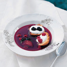 Chilled Plum and Berry Soup