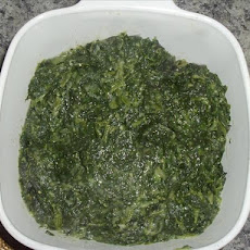 10 Minute Creamed Spinach