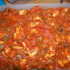 Microwave Chicken Cacciatore