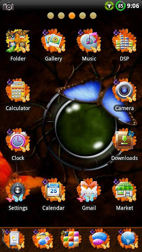 Butterfly GO Launcher EX Theme