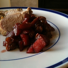 Cider-Orange Brined Pork Tenderloin with Fruit Compote