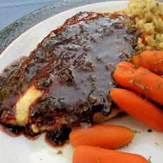 Raspberry Chipotle Glazed Chicken Breasts