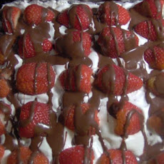 Strawberry Brownie Dessert
