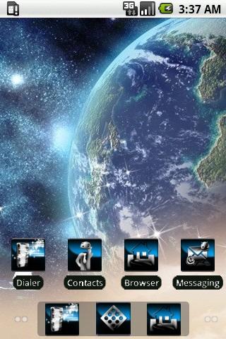 Blue Space [SQTheme] ADW