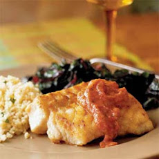 Pan-Seared Grouper with Roasted Tomato Sauce