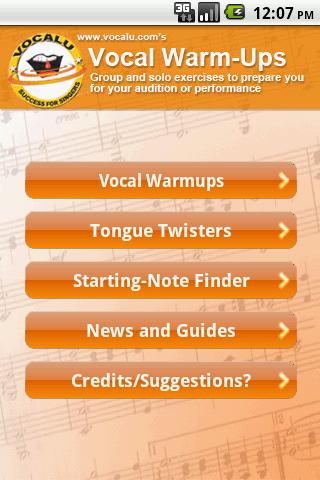 Vocal Warmups Tongue Twisters