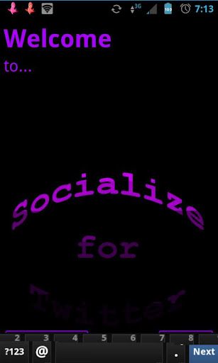 Purple Socialize for Twitter