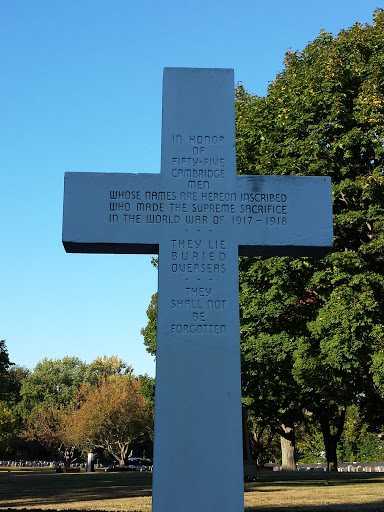 Cambridge WWI Memorial