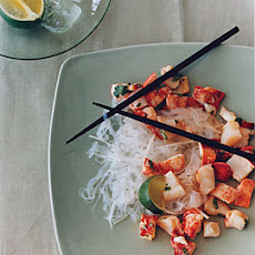 Lobster Salad with Glass Noodles and Jícama