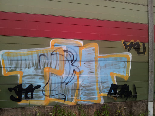 Graffiti Bahnstrecke