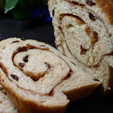 Amish Cinnamon Swirl Raisin Bread