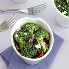 Broccoli Crunch Salad with Bacon and Currants