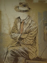 Anonymous Man Mural