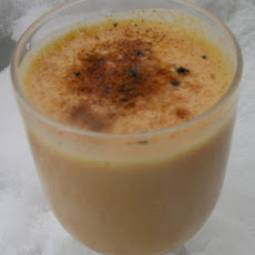 Spiced maple carrot lassi: iced or warm