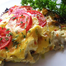 Leek and Mushroom Quiche
