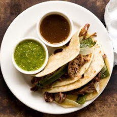 Brisket tacos, Dallas style