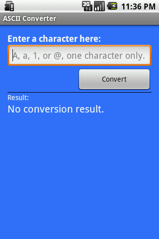 my ASCII Converter