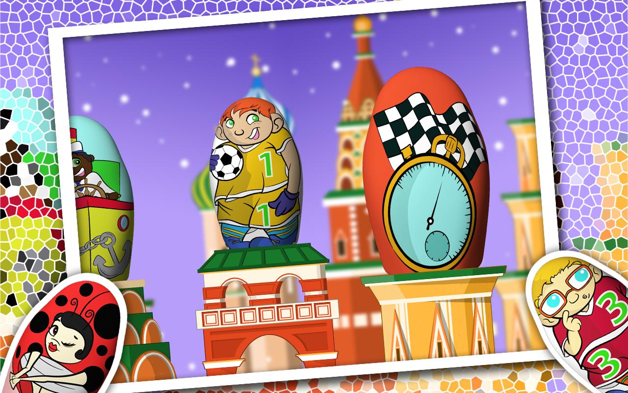 Android application Matryoshka! Deluxe for kids screenshort