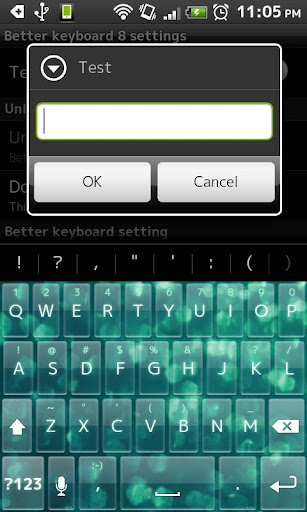 GlitterGreen KeyboardSkin