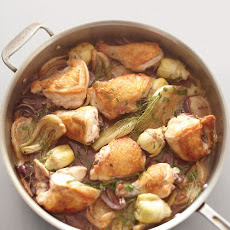 Chicken, Fennel, and Artichoke Fricassee