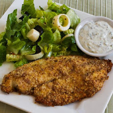 Almond and Parmesan Baked Tilapia
