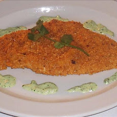 Amazon Fried Chicken Breasts With Cilantro Sauce